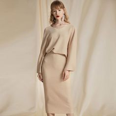 Shop V-neck knitted skirt suits at Fancyever.Update your wardrobe this season with our trend-setting and head-turning. Dress Materials