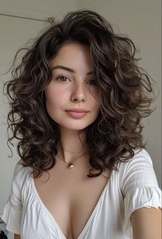 55 Best Layered Haircuts And Hairstyles For Women | Fabbon Easy Hair Cuts, Long Layered Haircuts, Haircuts For Curly Hair, Round Face Haircuts, Mid Length Hair, Curly Hair Cuts, Long Curly Hair