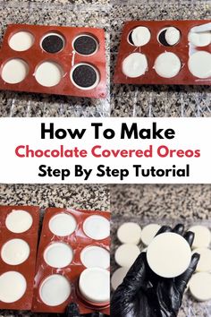 how to make chocolate covered oreos step by step