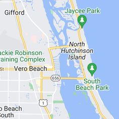 a map shows the location of several hotels and nearby beachfronts in jacksonville, florida