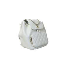 All items are 100% AUTHENTIC. Condition: Brand New, Never Worn. This item comes with all the accessories. Elegant Backpack With Adjustable Strap For School, Luxury White Backpack With Detachable Strap, Luxury Leather Backpack With Removable Pouch, Classic White Backpack For On-the-go, Luxury White Backpack, Elegant White Leather Travel Backpack, Elegant White Leather Backpack For Travel, Luxury Rectangular Backpack With Detachable Strap, Luxury Backpack With Removable Pouch