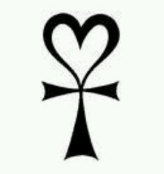 an image of the cross and heart symbol