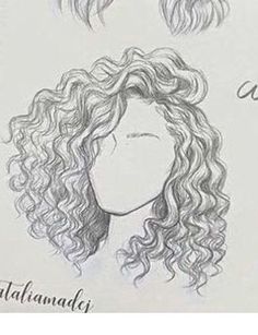 three different types of curly hair are shown in this hand drawn drawing style, with the caption'what do you think about curly hair? '