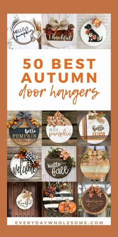 the 50 best autumn door hangers