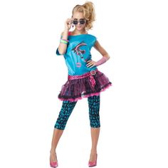 You'll totally be the coolest girl in school with this outrageous costume! Hit the mall, grab some bubble gum, pop a Madonna tape in your cassette player and get ready to party! Womens 80s Costume, 80s Fancy Dress Women, Bad Taste Party, Retro Shoot, 80's Costume, 80s Costumes, 80s Fancy Dress, Pink Fishnets, Tulle Mini Skirt