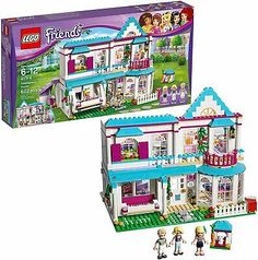 the lego friends house is in its box and it's ready to be opened