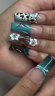 Elegant Touch Nails, Retro Nails, Print Nails, Unique Acrylic Nails, Bling Acrylic Nails, Get Nails, Pink Acrylic Nails