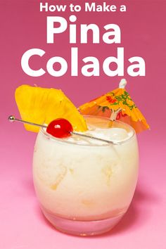 how to make a pina colada