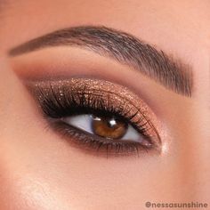 Basic Instinct Neutral Eyeshadow | ColourPop Make Up Designs, Wedding Eyes, Eye Makeup Pictures, Smink Inspiration, Gold Eyeshadow