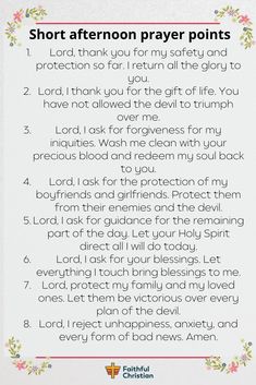 a poem written in the form of a prayer