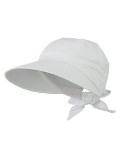 JFH Women's Classic Quintessential Sun Wide Visor Hat in Sold Bold Colors - White - CR11LBM4AAH Hats For Big Heads, Bow Diy, Womens Visor, Mens Sun Hats, Baby Boy Hats, Baby Sun Hat, Visor Hat, Golf Hat, Timeless Classic Style