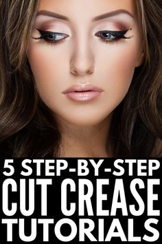 Cut Crease Eyeshadow: 12 Hacks and Tutorials for Beginners Eyeshadow Hacks, Eyeshadow Crease, Crease Eyeshadow, Maquillage Yeux Cut Crease, Cut Crease Tutorial, Cut Crease Eyeshadow, Crease Makeup, Cut Crease Eye, Tutorials Makeup