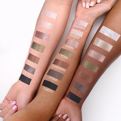 RICHES IS NOT THE TRADITIONAL SHADOW STICK FORMULA & INSTEAD A WATER-BASE FORMULA WITH A COOLING EFFECT. INTRODUCING OUR BRAND NEW SHADES: 5 MATTE COLORS: Blush, Skin, Taupe, Nutmeg, Bark 3 METALLIC COLORS: Golda, Royalty, Tinsel Our water resistant creamy eye shadow stick delivers effortless application and high-definition with long-lasting color and No Fallout. Long-wearing and crease-resistant, the color glides seamlessly onto lids and blends out easily. Worn alone or combined with pressed sh Eye Shadow Stick, Skins Mini, Shadow Sticks, Pink Eyes, Makeup Reviews, Tan Skin, Gold Sparkle, Eyeshadow Looks, Mens Gift Sets