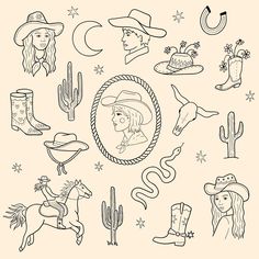 cowgirl flash 🤠 🌵 🐎 handpoked tattoos at @harmlesstattoo Braintree, Essex message to book or use the booking form on my profile! #cowgirltattoo #cowgirlflash #horsetattoo #cactustattoo #cowboytattoo #handpoketattoo #stickandpoke #handpoke #essextattoo #hertfordshiretattoo #cowgirl Cowgirl Tattoo Sleeve, Cowgirl Flash Tattoo, Cowgirl Tattoo Flash, Coastal Cowgirl Tattoo, Western Flash Tattoo, Cowgirl Tattoo, France Tattoo, Big Cat Tattoo, Cowgirl Tattoos