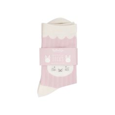 Hop into style with our darling Bunny Socks! These socks feature a sweet bunny face and adorable scallops and stripes, making them both cute and cozy. • 100% polyester• Machine wash. Tumble dry low.• Available in sizes:Child size 2-3 yearsChild size 6-8 yearsUnisex size 9-11Unisex size 10-13 View the Eastertime Collection Bunny Socks, Pool Essentials, Linen Guest Towels, Knotted Beanie, Striped Knitted Sweater, Gift Wrap Tags, Pool Bags, Bunny Face, Soft Sock