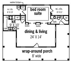 the floor plan for a two bedroom house