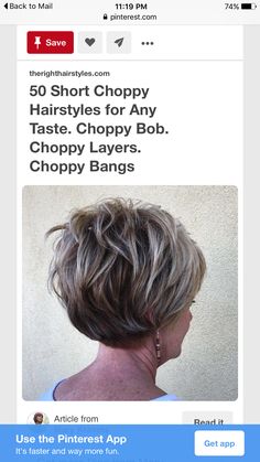 Curly Perm, Stacked Bobs, Best Bobs, Choppy Bangs, Short Hairdos, Choppy Hair, Short Choppy Hair