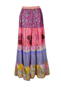 Embrace your free-spirited side with our Boho Chic Maxi Skirt, designed for the modern soul who loves to blend Flamingo Pink comfort and style. This flowing, maxi-length skirt features vintage-inspired tribal prints and earthy tones, perfect for creating a laid-back yet hippie-style look. Handcrafted with care, the skirt boasts tiered layers and subtle, giving it a graceful, gypsy flair. Whether you're strolling on the beach or attending a festival, this relaxed-fit statement skirt will flow eff Chic Maxi Skirt, Skirt Patchwork, Beach Maxi Skirt, Statement Skirt, Flamingo Pink, Boho Pants, Floral Maxi Skirt, Boho Skirts, Free Spirited