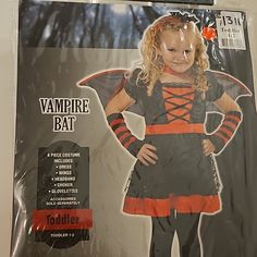 a child's halloween costume is shown in the package