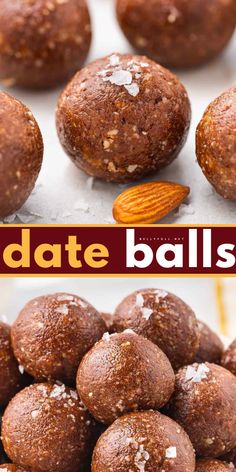 These best date balls are a must-have addition to your easy healthy snacks! Learn how to make an energy ball recipe that's made of 6 ingredients only. Naturally sweet, full of fiber, protein, and healthy fats. No-bake and vegan! Enjoy! Date Energy Balls, Easy Healthy Snacks, I Lost 100 Pounds, Date Balls, Healthier Treats, Healthy Fruit Smoothies, Energy Ball Recipe, Healthy Food Guide, Lost 100 Pounds