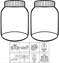 the printable worksheet for kids to learn how to make their own jars