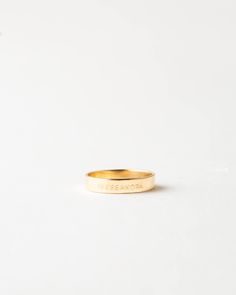 A classic statement band, ready for a muse. Personalize your Meuse band with the little details that mean the most — add initials, names, dates, or favorite mantra. Everyday Stackable Yellow Gold Rings With Initials, Adjustable 14k Gold Bands For Everyday, Personalized Engraved 14k Gold Ring, Classic 14k Gold Stackable Rings With Initials, Classic 14k Gold Adjustable Engraved Ring, Classic Stackable Engraved Ring, Adjustable Classic 14k Gold Engraved Ring, Adjustable Yellow Gold Bands For Everyday, Classic Initials Jewelry For Promise