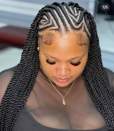 Sengelese twist and Stitch Braids Braids Trending, Simple Fulani Braids, Rope Twist Braids, Alicia Keys Braids, Cornrows Braids For Black Women, Twist Curls, Twist Braid