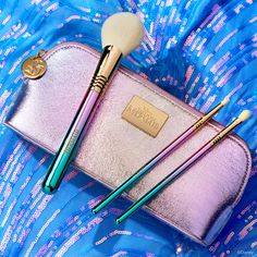 NEW! Sigma and Disney Little Mermaid Brushes are ocean-approved!  🌊The only brushes that are 100% waterproof AND offer a 2-year warranty! Don’t miss out on this limited-edition brush set inspired by the nostalgic Disney Little Mermaid.

Grab the set at sigmabeauty.com ✨USA and CA only. #Sigma #DisneyLittleMermaid Best Makeup Brush Sets, Nostalgic Disney, Unicorn Makeup Brushes Set, Mermaid Brush, Makeup Brush Set Best, Unicorn Makeup Brushes, Makeup Brush Sets, Disney The Little Mermaid, Best Makeup Brushes