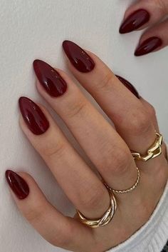 Wine Nails, Casual Nails, Orange Nails, Classy Nails, Pretty Acrylic Nails, Nail Arts