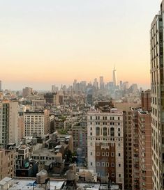 the city is full of tall buildings and skyscrapers