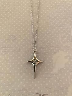 North Star Pendant, Silver Star Necklace, You Are My Moon, North Star Necklace, Star Necklace Silver, Necklace Star, Saint Marys