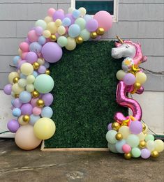 Unicorn Party Decorations Backdrops, Unicorn Arch Backdrop, Unicorn Theme Balloon Decor, Unicorn Birthday Theme Backdrop, Pastel Unicorn Balloon Garland, Frozen Birthday Banner, Girls First Birthday Cake