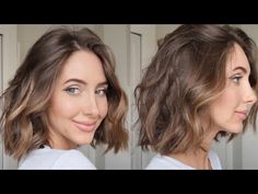 effortless beach waves hair tutorial | short hair - YouTube Super Short Hair Cuts, Haircut Lob, Beach Waves Tutorial, Beach Waves Hair, Beach Waves Hair Tutorial, Lazy Day Hairstyles, Waves Tutorial, Short Hair Waves, Dyson Hair