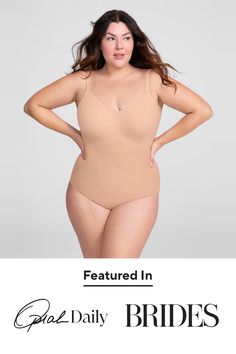 A bodysuit that is sleek, tucked-in, and supported. The Cami Bodysuit is designed to gently smooth your body from booty to bust and is guaranteed to never come untucked. Cami Bodysuit for Women in Sand (Nude)Size: 2X Wedding Bra, Shaping Bodysuit, Shapewear Tops, Cami Bodysuit, Shapewear, Apparel Accessories, Sleek, Top Outfits, Outfit Accessories