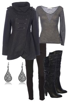 Black & Grey Style Hacks, Sweet Fashion, Outfits 2016, Fun Clothes, Clothing Optional, Casual Chique, Wardrobe Ideas, Wardrobe Style, Look Vintage