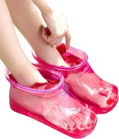 PRICES MAY VARY. Portable and Space-Saving: Fashion foot bath shoes, foot bath massage boots, different from the traditional foot bath bucket, equipped with hooks for easy suspension, light and portable carry, used anywhere, suitable for home storage and travel Multi-Function: Suitable for hot water foot bath, cold water foot bath, milk bath and any other foot bath. The bottom is non-slip, and the massage ball in the shoe massages the acupuncture points of the feet, caring for your health Easy t Bath Therapy, Pedicure Tub, Dry Cracked Heels, Hot Compress, Foot Soak, Foot Spa, Cracked Heels, Foot Bath, Foot Massage