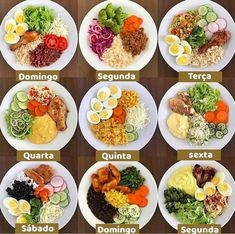 Quer perder peso? Essas receitas são baixas em calorias e gorduras, e ricas em nutrientes. Pasti Fit, Healthy Eating Meal Plan, Idee Pasto Sano, Healthy Meal Prep, Quick Recipes, Healthy Diet, Workout Food