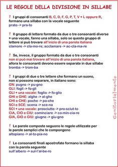 a red and white poster with the words in italian