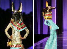 egyptian fashion runway egypt modern ancient clothing dior inspired style identity galliano john women 2004 history masks show outfit couture Egyptian Style Clothes, Egyptian Inspired Fashion, God Fashion, Anubis God, Egyptian Theme, Egyptian Fashion, Egypt Fashion, Egyptian Women, Egyptian Inspired