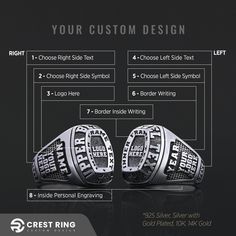 Customization University Ring, School Ring, College Ring, Personalized University Ring, Class Ring, Graduation Ring, High School Ring 🎓 Handcrafted Silver Graduation Rings 🎓 ✅ Made of 925 Sterling Silver ✅ Dimensions: 20mm  ✅ Weight: ±20gr  🎉Celebrate your academic achievements in style with these exquisite handmade silver graduation rings. Meticulously crafted with attention to detail, these rings are the perfect way to commemorate your journey and mark this significant milestone. Product Fe Customizable Silver Promise Ring, Silver Oval Initial Ring For Promise, Custom Oval Rings For Formal Occasions, Customizable Silver Jewelry For Promise, Customizable White Gold Initial Ring, Personalized White Fine Jewelry Rings, Personalized White Promise Rings, Classic White Personalized Rings, Custom Silver Signet Ring For Anniversary