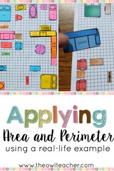 an activity for kids to learn how to apply the perimeter