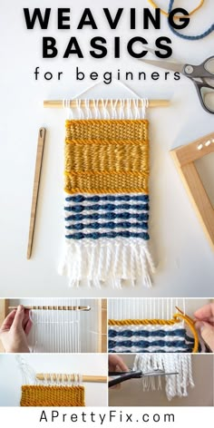 weaving basics for beginners with text overlay