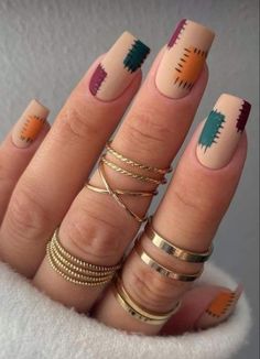 Nail Patterns Simple, Luxury Console, Kutek Disney, Simple Fall Nails, Milky Nails, Smink Inspiration, Makijaż Smokey Eye