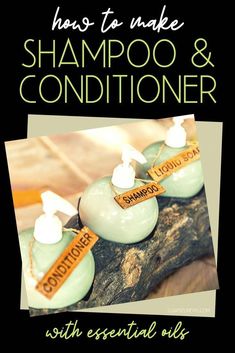 Learn how to make homemade shampoo and conditioner with essential oils customized for your hair type for your hair care routine! Homemade Shampoo And Conditioner, Homemade Shampoo, Hair Care Routine, How To Make Homemade, Shampoo And Conditioner, Care Routine, Essential Oils