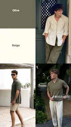 Clothing Color Combinations Men, Soft Summer Men Outfit, Mens Business Casual Outfits