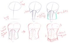 how to draw the head and shoulders of a man in different poses, from front view