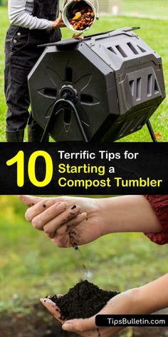 What To Compost For Garden, How To Use A Tumbling Composter, Browns For Compost, Composting Barrel Tumblers, Composting Tumbler For Beginners, Compost Garden Ideas, How To Start Composting In A Tumbler, How To Use Compost In Garden, Compost Tumbler For Beginners