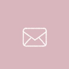 an email icon on a pink background