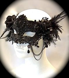 Masquerade Mask Full Face, Maskerade Mask, Gothic Masquerade, Mascarade Party, Mask Masquerade Ball, Masquerade Mask Black, Raven Mask, Gothic Mask, Crow Mask