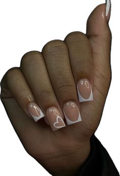 Square Nail Designs, Colored Acrylic Nails, White Acrylic Nails, Girly Acrylic Nails, French Acrylic Nails, Unique Acrylic Nails